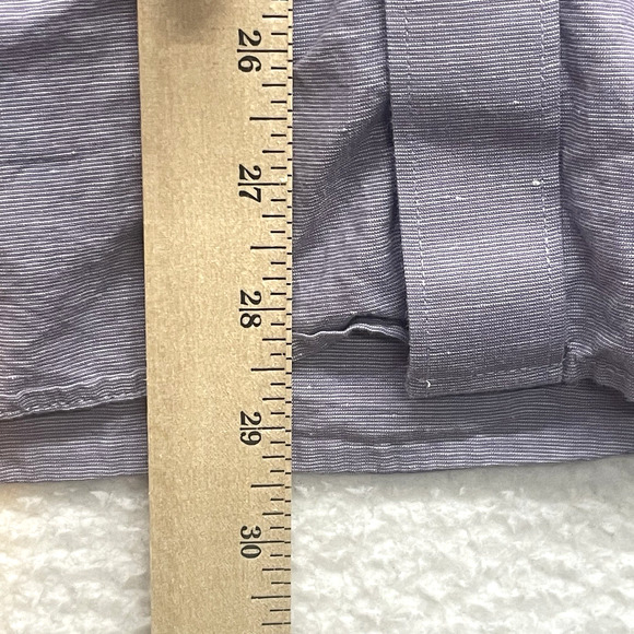 Travis Mathew Shirt Mens Medium Purple Studebaker Button Pocket Golf Casual - Picture 10 of 11